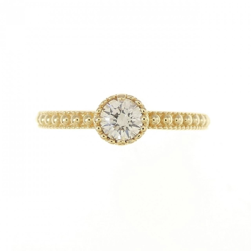 Nhẫn kim cương K18YG 0.269CT 673531
