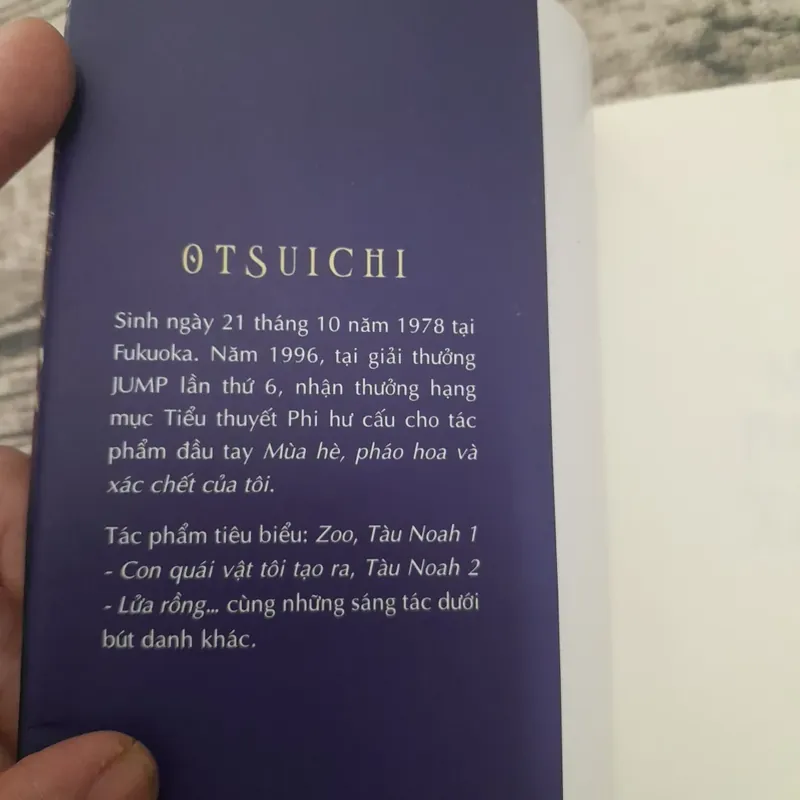 OTSUICHI- Mùa hè pháo hoa và xác chết của tôi. Đỗ Nguyên dịch 735936