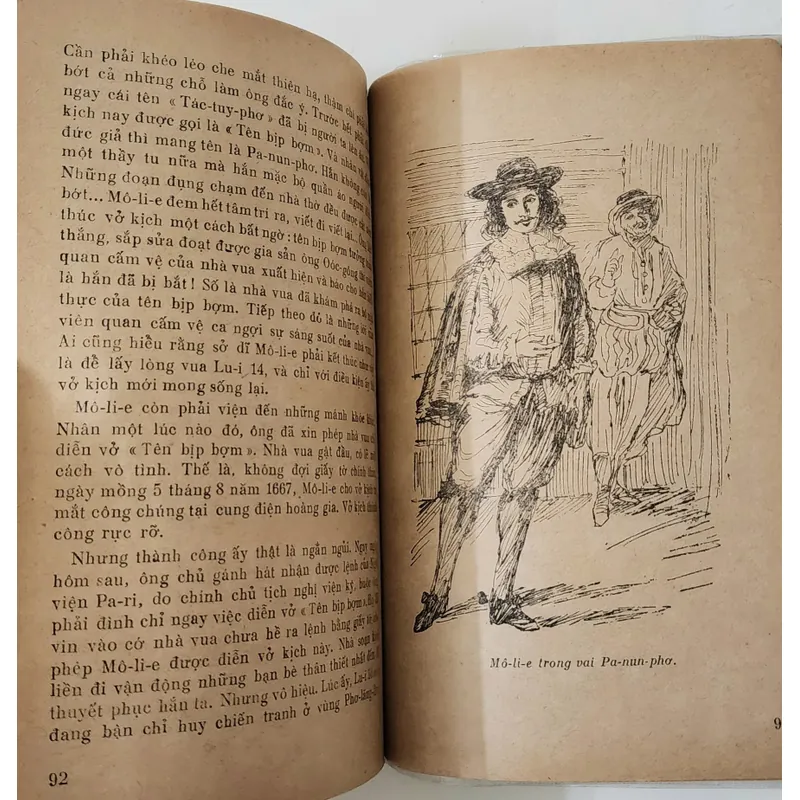 Nhà viết kịch / diễn viên / nhà thơ người Pháp Molière - NXB Kim Đồng  1975 709250