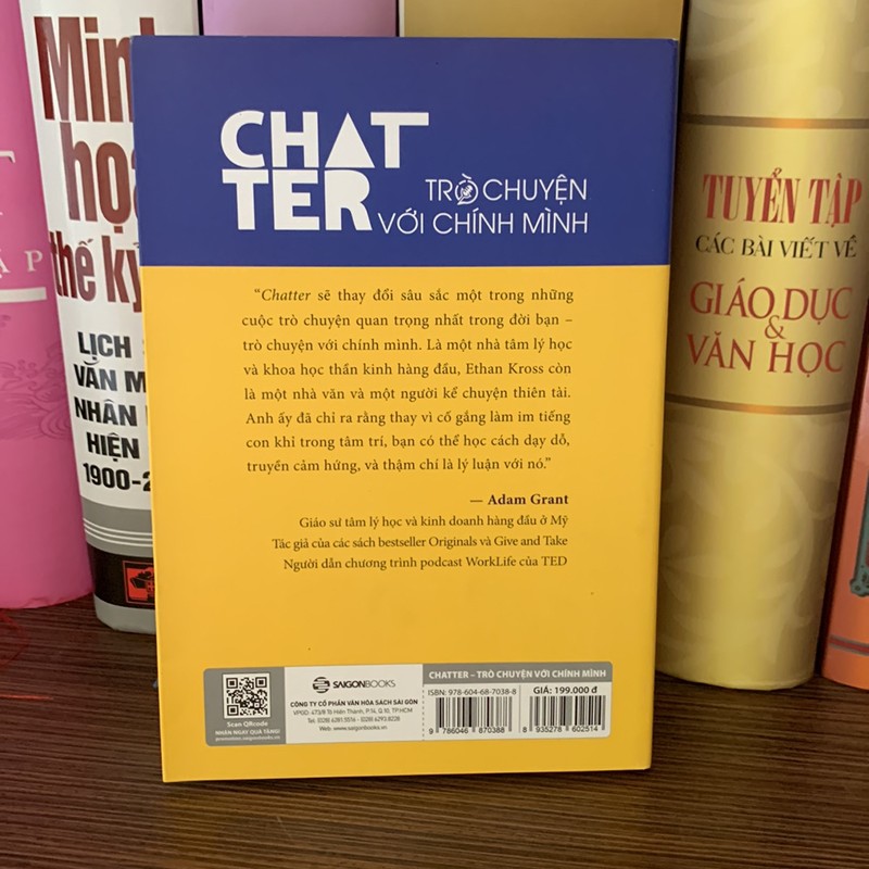 Sách Kỹ Năng Sống : Chatter - Trò Chuyện Với Chính Mình- mới 95% 148917