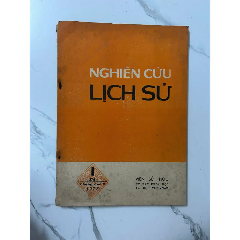 Nghiên cứu Lịch sử số 1 năm 1978 - Viện Sử Học 1023452