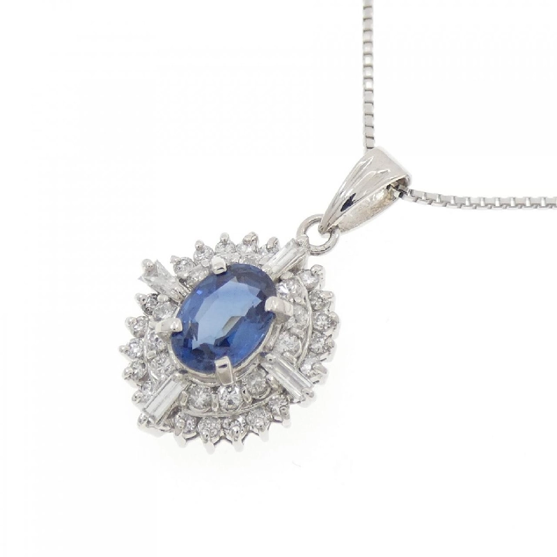 Dây chuyền Sapphire PT900/PT850 1.06CT - Hàng hiệu Chính hãng 860351