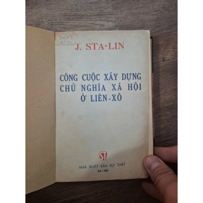 Công cuộc xây dựng chủ nghĩa xã hội ở Liên-Xô - J. Sta-lin - Chính trị 728798