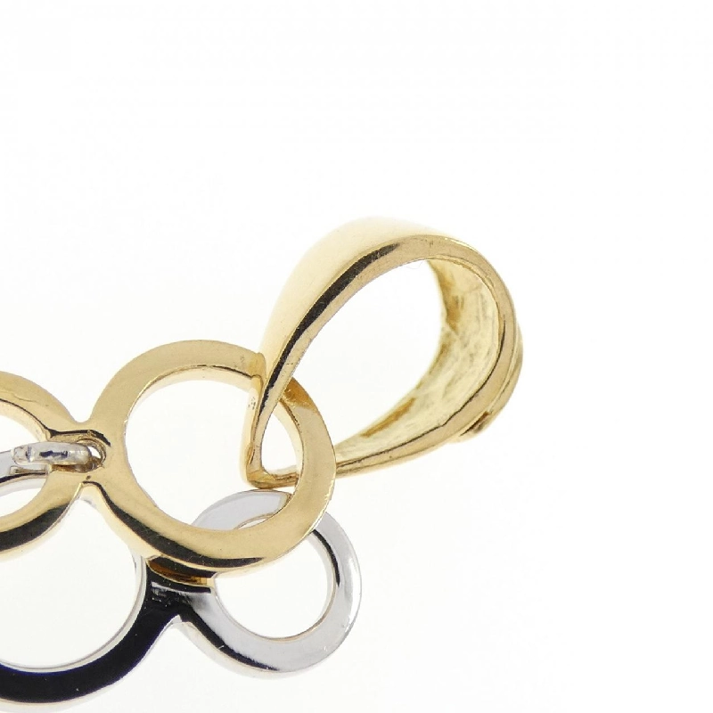 Mặt dây chuyền chéo 750YG/750WG - Hàng hiệu Authentic 871397