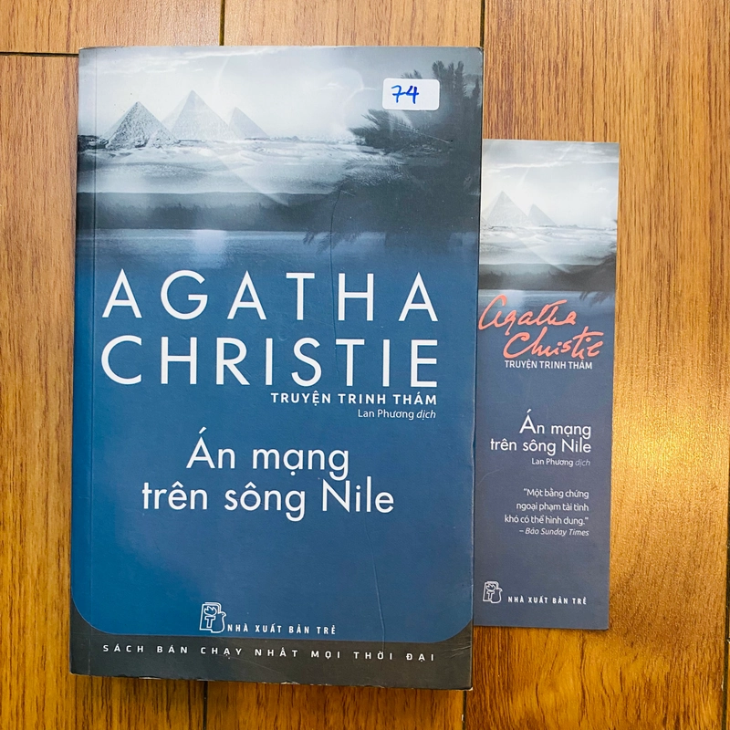 Án Mạng Trên Sông Nile --Agatha Christie- bìa mềm- chẩt lượng tốt #TAKE 201940