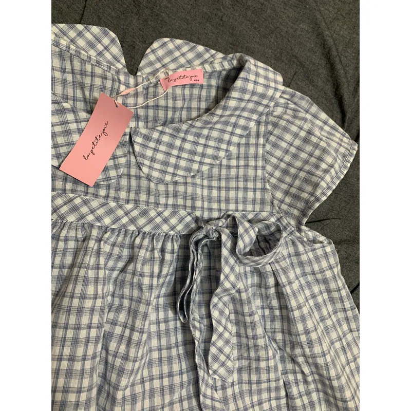 Áo baby doll cổ sen - la petite joie 576347