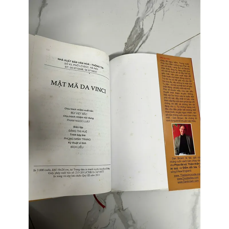 Mật mã Da Vinci - Dan Brown (bản in năm 2011 - không phải bản gốc 2006) 991783