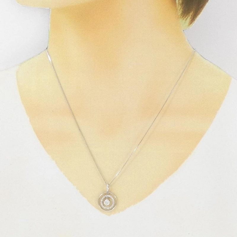 K18WG Dây chuyền kim cương 0.30CT - Hàng hiệu Chính hãng 860926