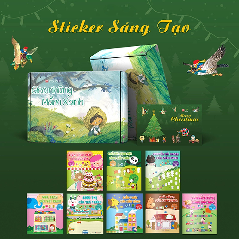 Hộp Quà Giáng Sinh Cho Bé Phát Triển Toàn Diện Về Tư Duy Và Tính Cách - Sticker Sáng Tạo (2024) - Nhiều Tác Giả 743623