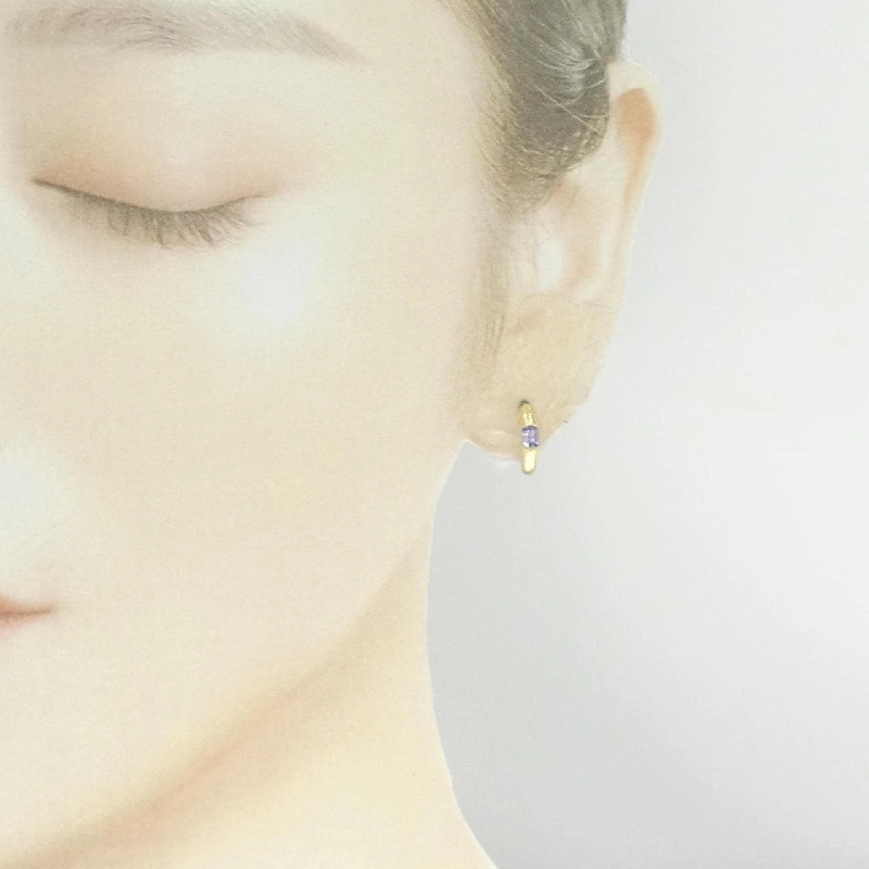 K18YG Tanzanite Bông tai - Hàng hiệu Chính hãng 871016