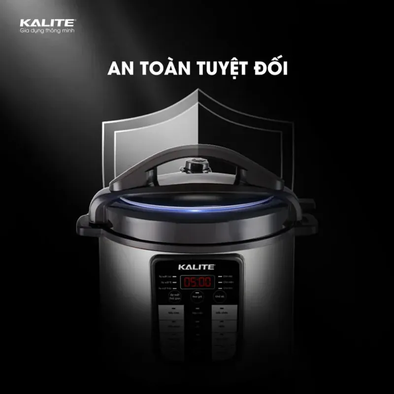 Nồi áp suất Kalite KPC6088 6L chĩnh hãng mới 100% 572347