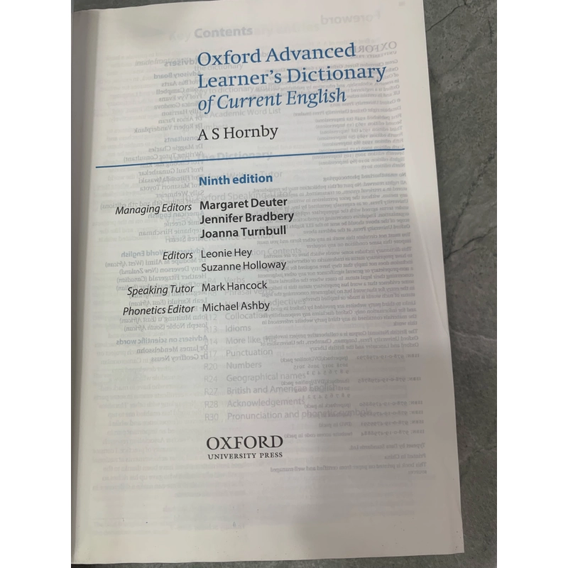 Oxford advanced learner’s dictionary  292079