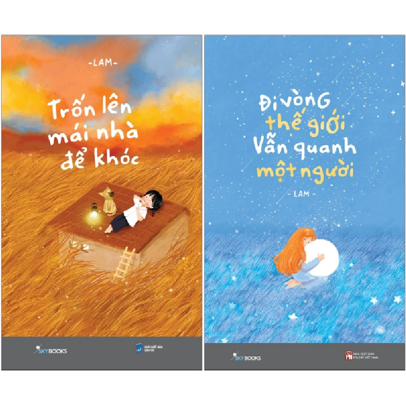Combo Sách Đi Vòng Thế Giới Vẫn Quanh Một Người + Trốn Lên Mái Nhà Để Khóc (Bộ 2 Cuốn) - Lam 743294