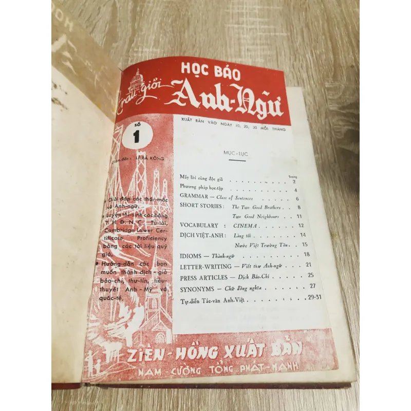 HỌC BÁO ANH NGỮ – Trau dồi Anh Ngữ (Bộ đủ 10 số, đóng bìa cứng)  931982