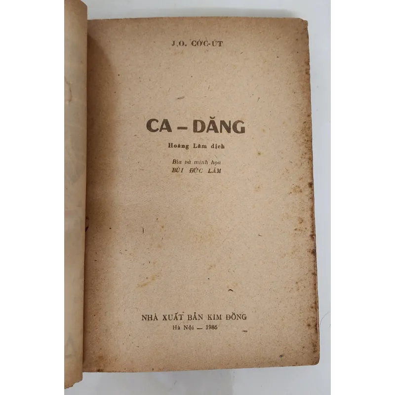 James Oliver Curwood - Kazan (Ca-Dăng) | NXB Kim Đồng 1985) 716952