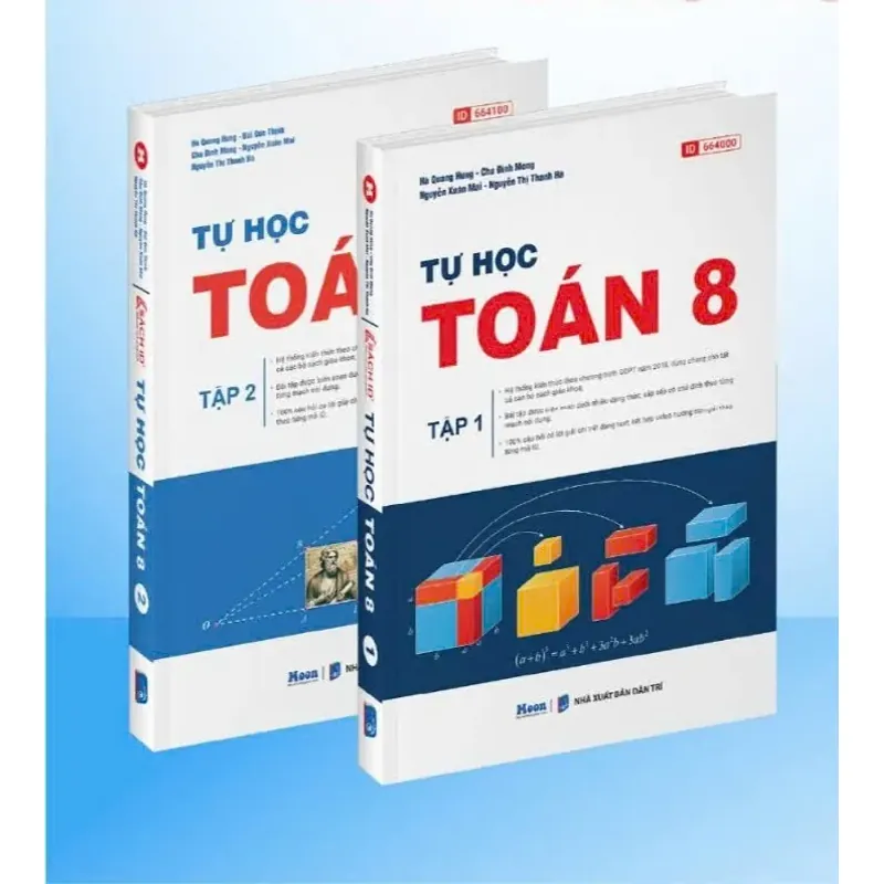 Sách 2026 - Tự học Toán 8 Tập 1+2 792795