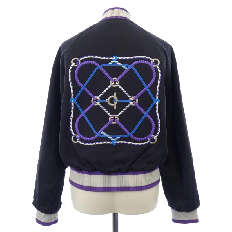Áo khoác HERMES FIGURE ARTISTIQUE VARSITY EMBROIDE 3H4208DD - Hàng hiệu Chính hãng 820825