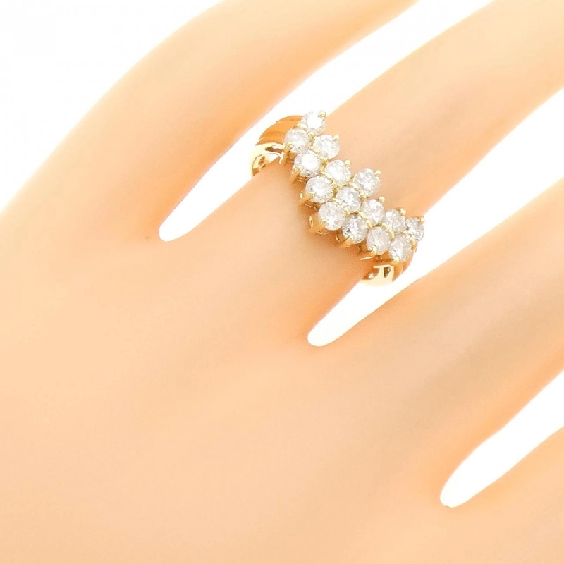 Nhẫn kim cương K18YG 1.06CT 671509