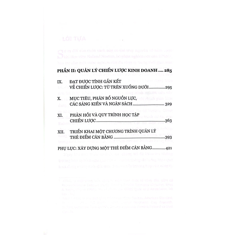Thẻ Điểm Cân Bằng - The Balanced Scorecard 522103