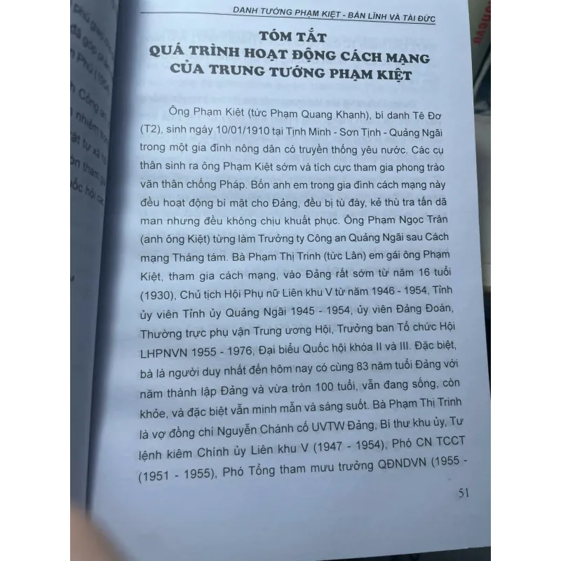 SÁCH DANH TƯỚNG PHẠM KIỆT BẢN LĨNH VÀ TÀI ĐỨC 700720