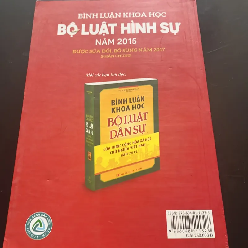 Bình luânn khoa học Bộ luật Hình sự - Nguyễn Ngọc Hoà 1029396