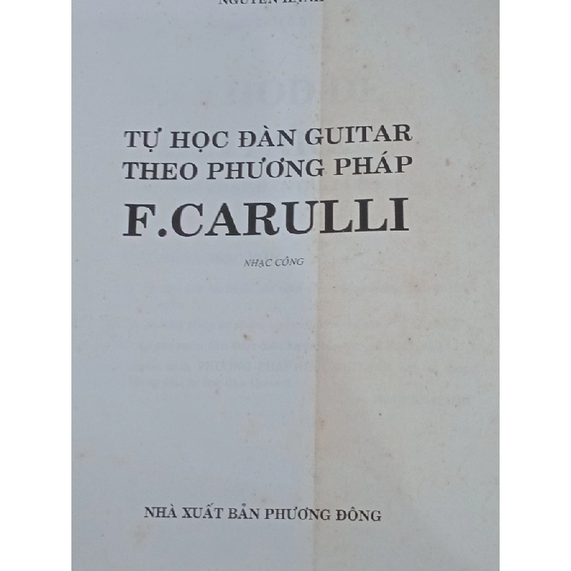 Tự học đàn Guitar theo phương pháp F. Carulli - Nguyễn Hạnh 498987