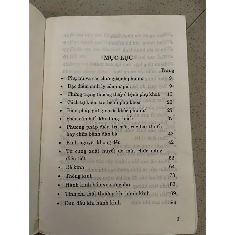 BỆNH PHỤ NỮ  784396