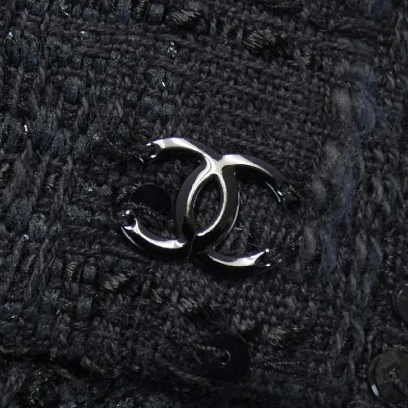 【Khuyến mãi】Áo khoác không cổ CHANEL 639580