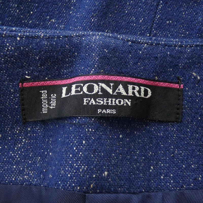 【Mã giảm giá】【Cổ điển】Thời trang Leonar LEONARD FASHION Áo khoác không cổ 642180