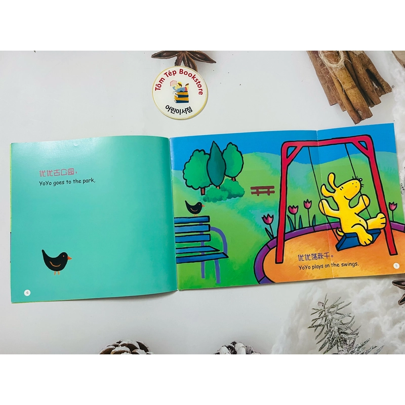 Set sách song ngữ Trung Anh cho bé từ 1T 475331