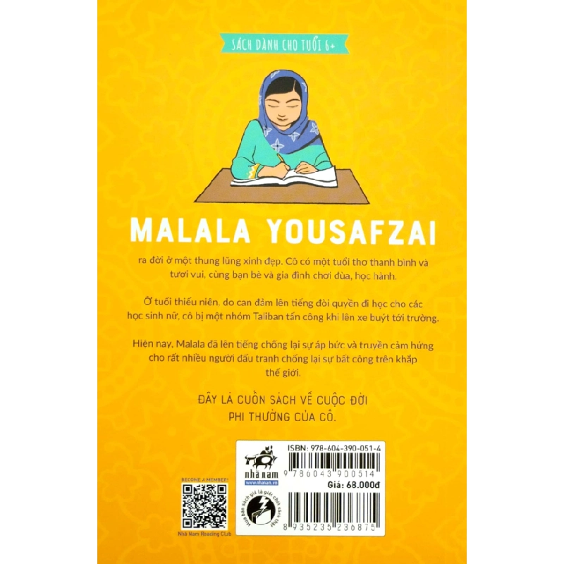 Danh Nhân Đương Đại - Cuộc Đời Phi Thường Của Malala Yousafzai - Hiba Noor Khan, Rita Petruccioli 289676