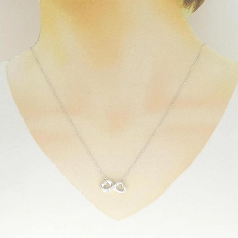 Dây chuyền Tiffany Double Loving Heart - Hàng hiệu Authentic 843545