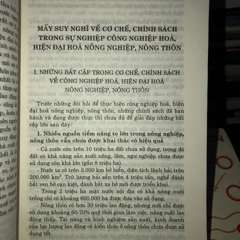 Con đường công nghiệp hoá, hiện đại hoá nông nghiệp, nông thôn Việt Nam 756099
