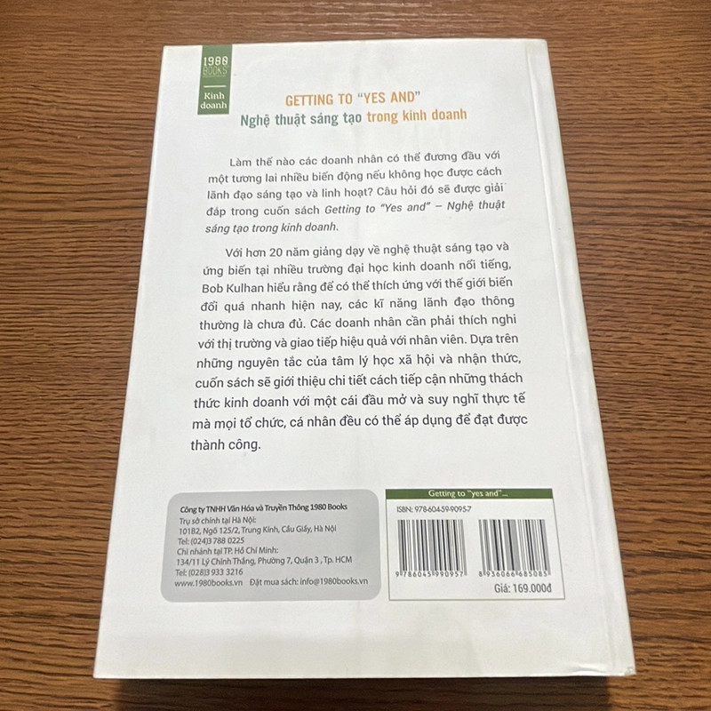 Getting to yes and Nghệ thuật sáng tạo trong kinh doanh Bob Kulhan 356783