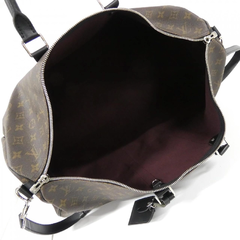 Túi xách Boston Louis Vuitton Monogram Macassar Keepall Bandoulière 55cm M56714 - Hàng hiệu Authentic 770759