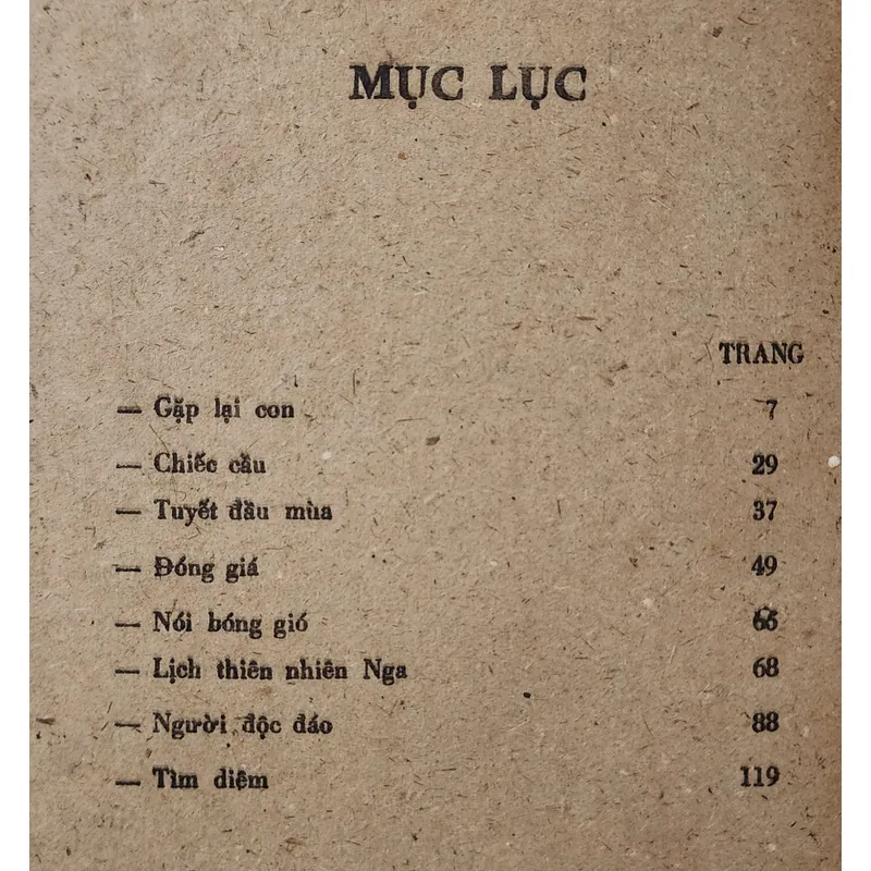 Truyện ngắn Liên Xô: TUYẾT ĐẦU MÙA 713017