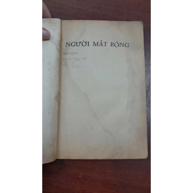 NGƯỜI MẤT BÓNG - A. D. Chamisso 223770