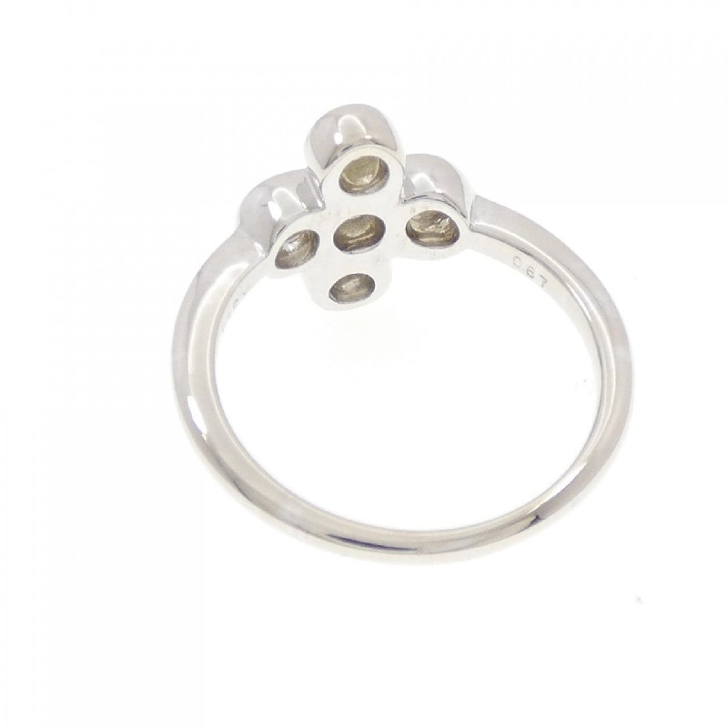 Nhẫn kim cương hoa K18WG 0.67CT - Hàng hiệu Authentic 853957