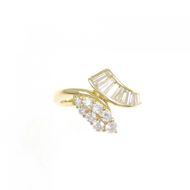 Nhẫn kim cương K18YG 0.77CT 672622