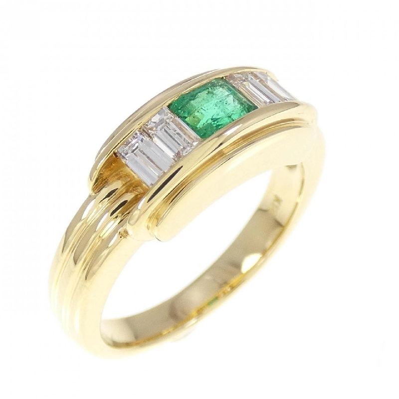 Nhẫn Emerald K18YG 0.34CT 672586