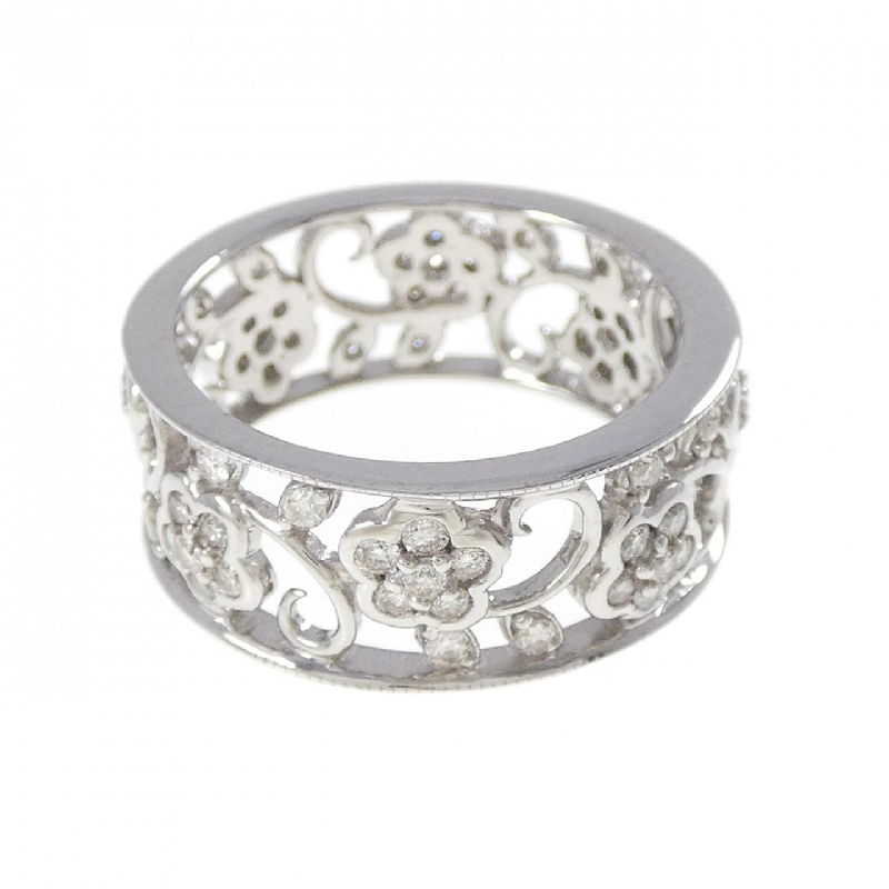 Nhẫn kim cương hoa K18WG 0.77CT - Hàng hiệu Authentic 853916