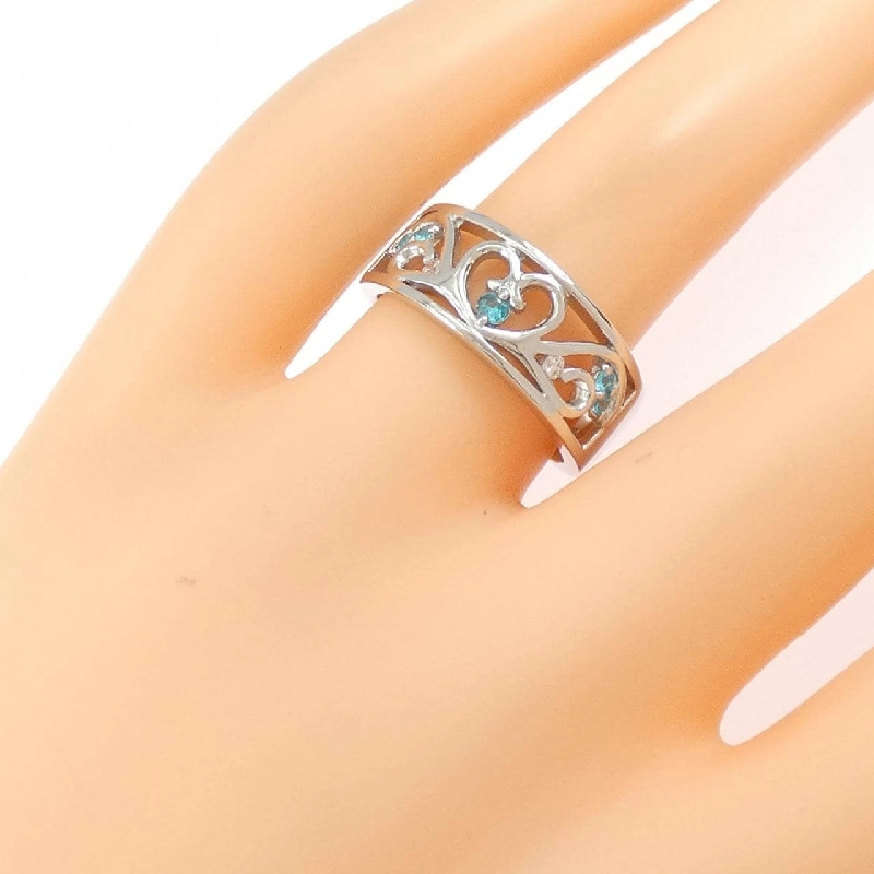 Nhẫn Pariba Tourmaline PT900 Hình Trái Tim 0.09CT - Hàng hiệu Chính hãng 854067