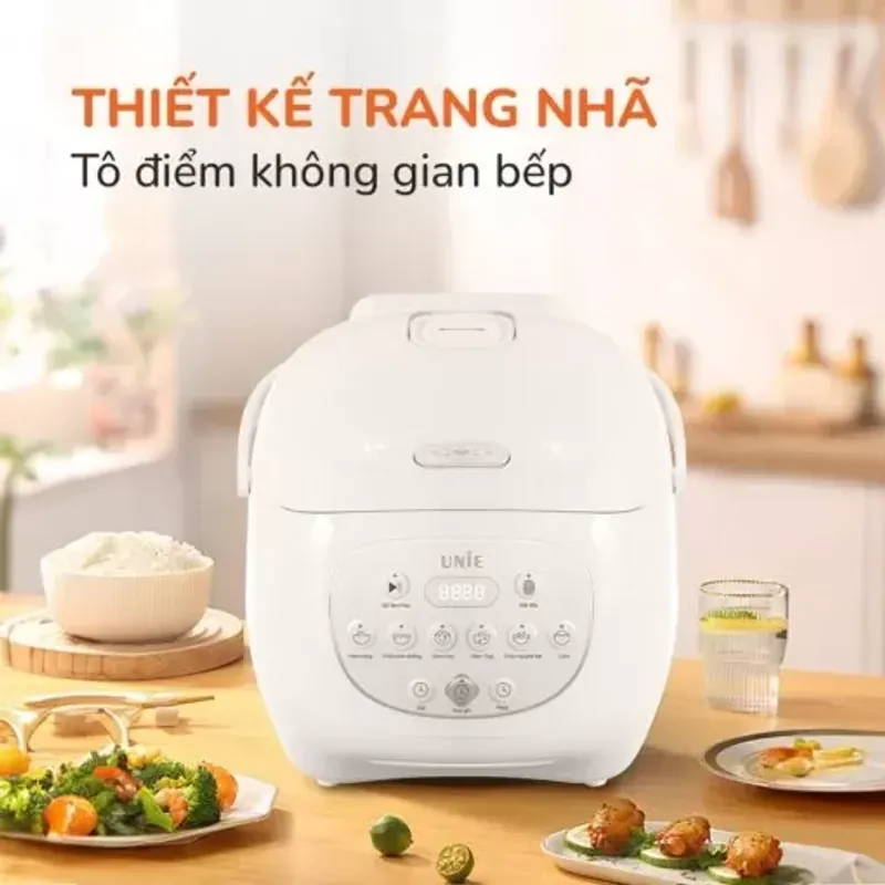 Nồi Cơm Điện Lòng Gốm Tự Nhiên UNIE URC815 574495
