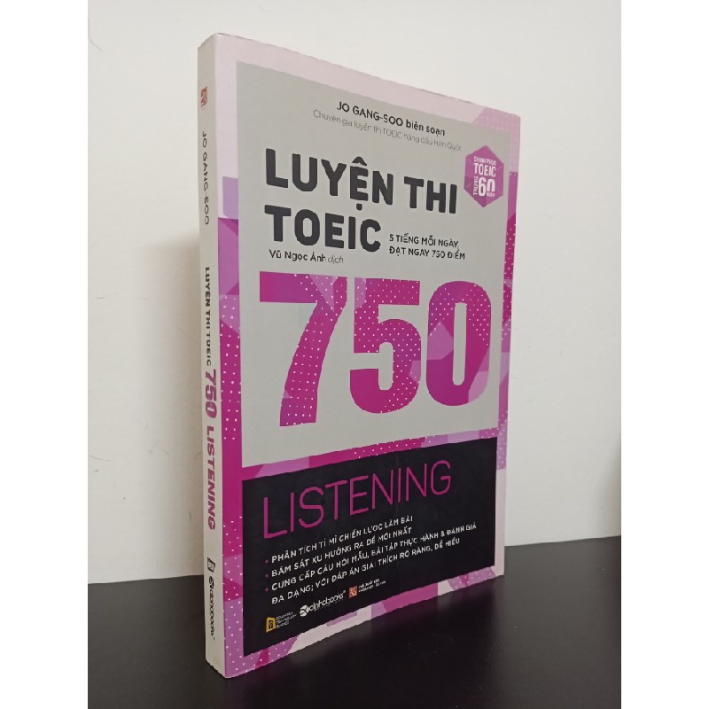 Luyện Thi TOEIC - 5 Tiếng Mỗi Ngày, Đạt Ngay 750 Điểm - Listening (2018) - Jo Gang-Soo Mới 90% HCM.ASB0103 Oreka-Blogmeo 72533