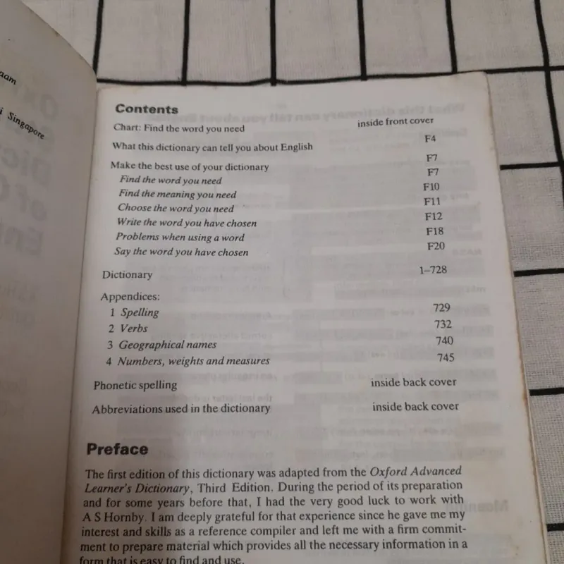 Oxford Student's Dictionary. 2nd by A.S. Hornby & Christina. 13 impressed 2000. OUP  594638