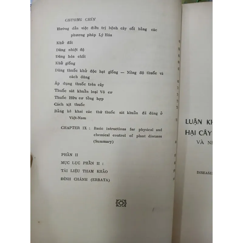 LUẬN KHẢO VỀ CÁC BỆNH THƯỜNG HẠI CÂY CỐI TẠI MIỀN NAM VIỆT NAM 688029