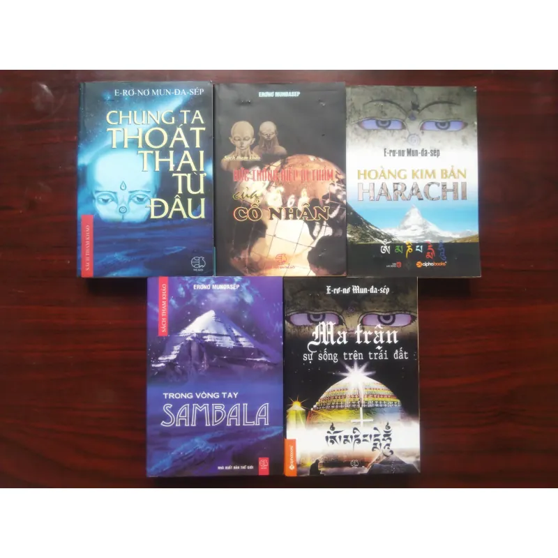 [Sách Xưa] Chúng Ta Thoát Thai Từ Đâu + Thông Điệp Bi Thảm + Hoàng Kim Bảng + Shambala 797699