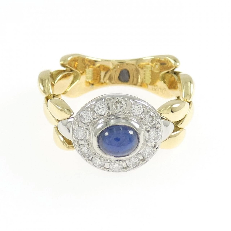 Nhẫn Sapphire K18YG/PT900 668407