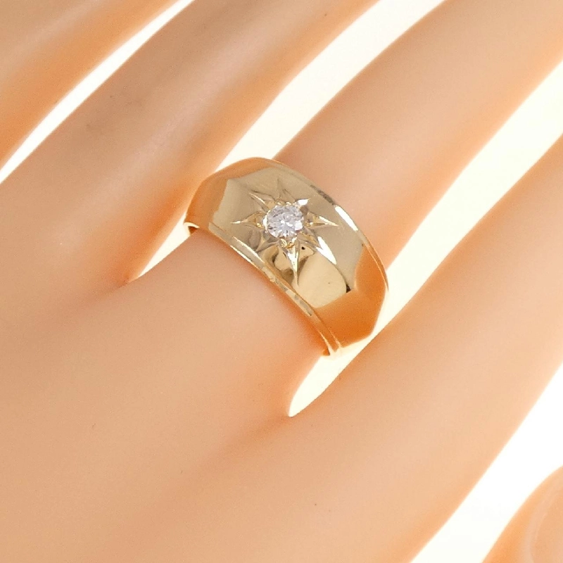 Nhẫn kim cương K18YG - Hàng hiệu Authentic 848050