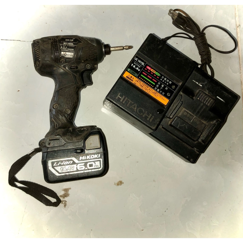Máy khoan Pin zin 6a cầm tay Hitachi Nhật ( không chổi than) 508216